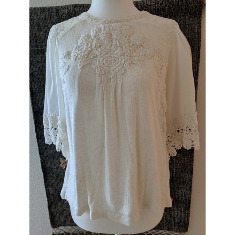 Anthropologie Lace Top